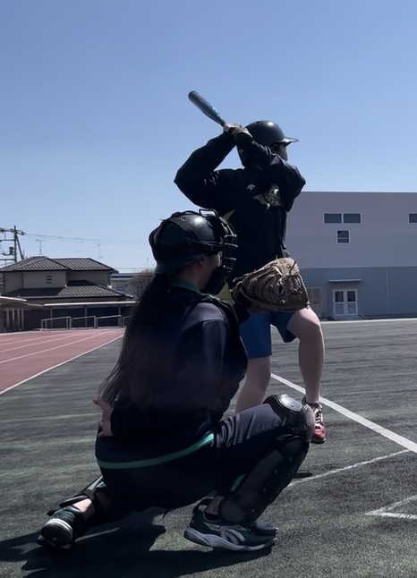 ソフトボールとソフトテニス 部活動体験準備⑫