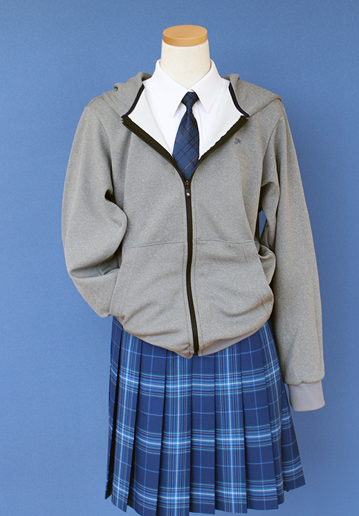 2026NEW!【冬パーカー追加】スカート×ネクタイ